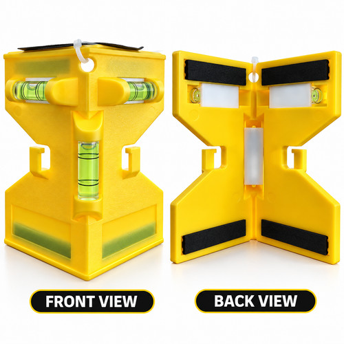 Post spirit level fence - level,