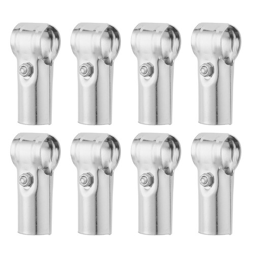 8pcs pipe clamp connector - t,