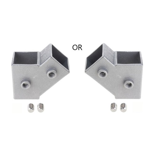 25x25mm square pipe fixed - square,