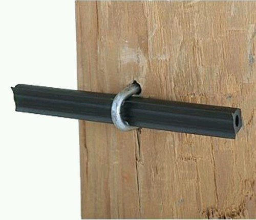 Electric fence tube insulator - fence,