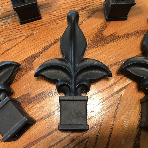 12pcs finial fleur de - 12pcs, fleur-de-lis
