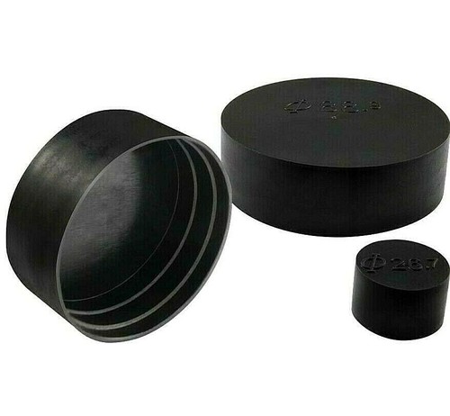 Round plastic cap tube - plastic, end